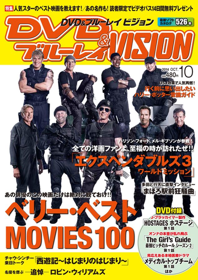 DVD VISION (JAPAN) magazine side cover October 2014