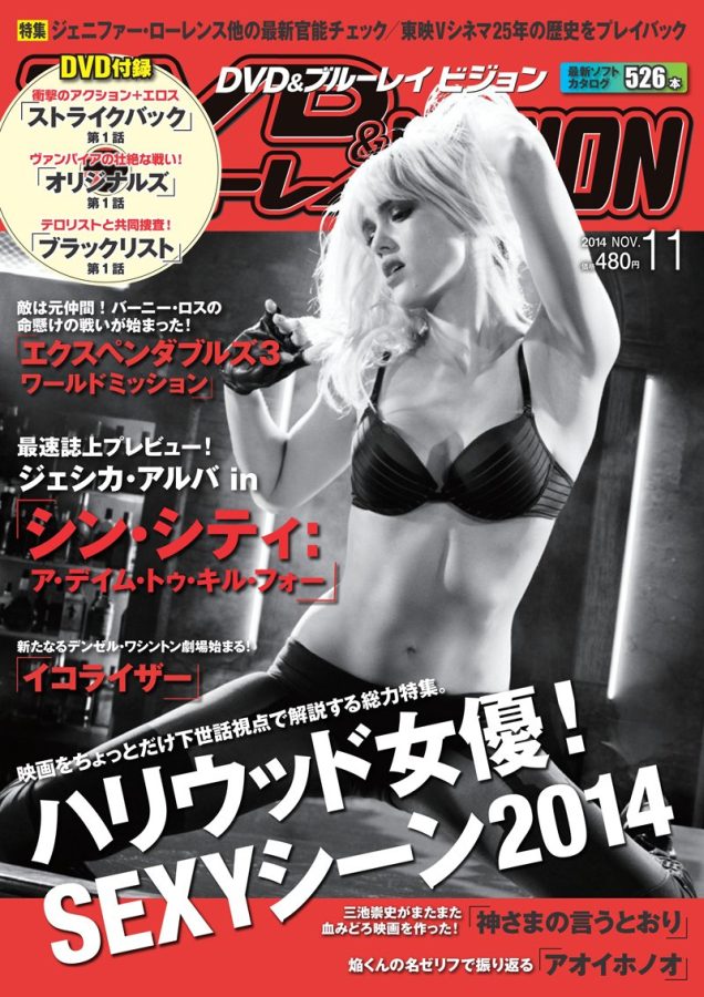 DVD VISION (JAPAN) magazine side cover November 2014