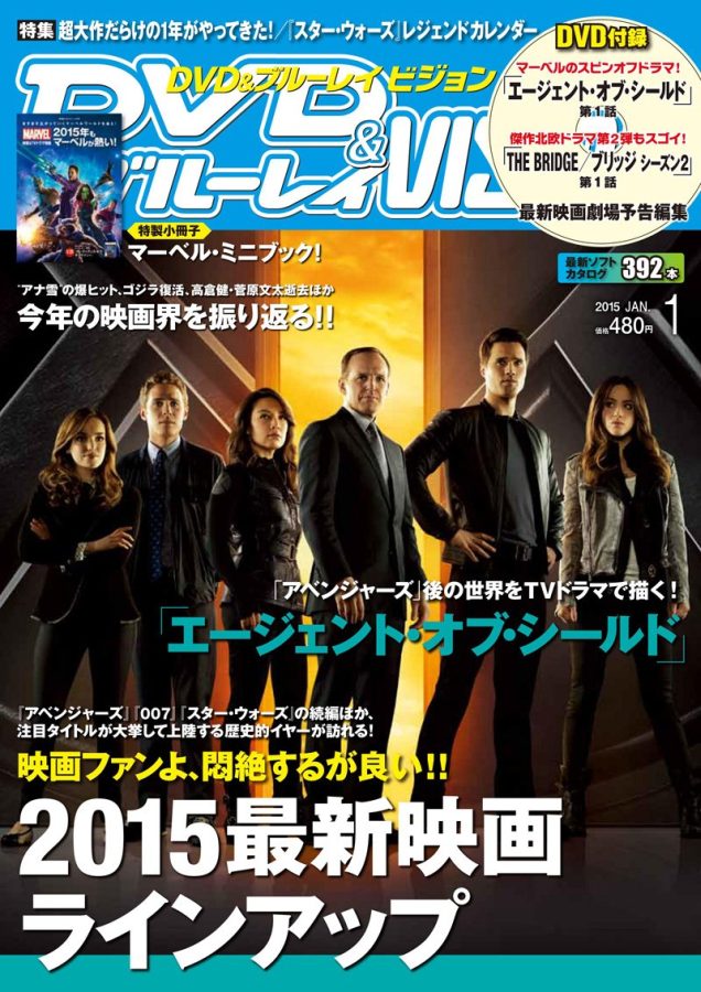 DVD VISION (JAPAN) magazine side cover January 2015