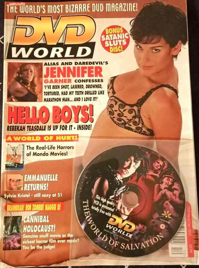 DVD WORLD magazine side cover Issue 6 December 2003