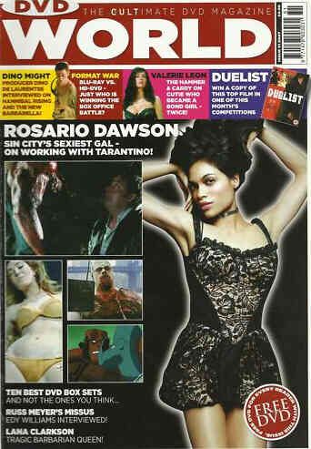 DVD WORLD magazine side cover Issue 51  2007
