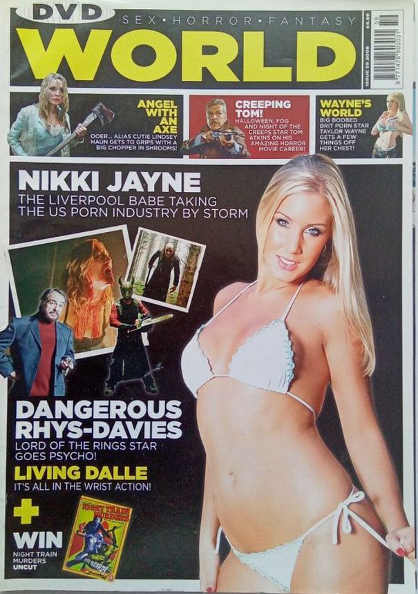 DVD WORLD magazine side cover Issue 59  2008