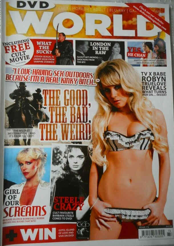 DVD WORLD magazine side cover Issue 73  2009