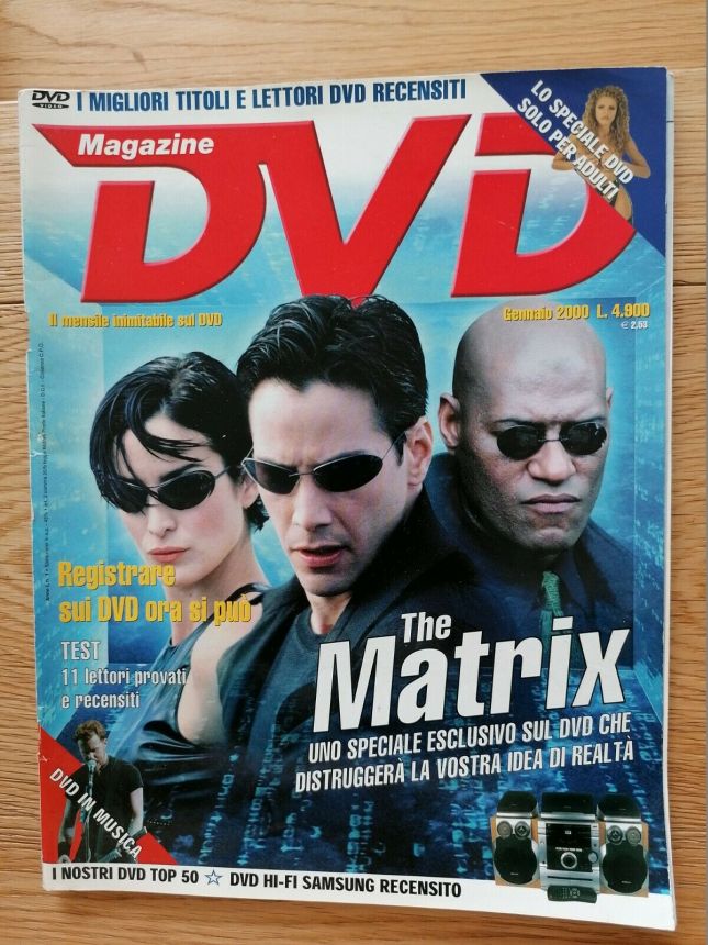 DVD MAGAZINE magazine side cover Issue 1  January 2000