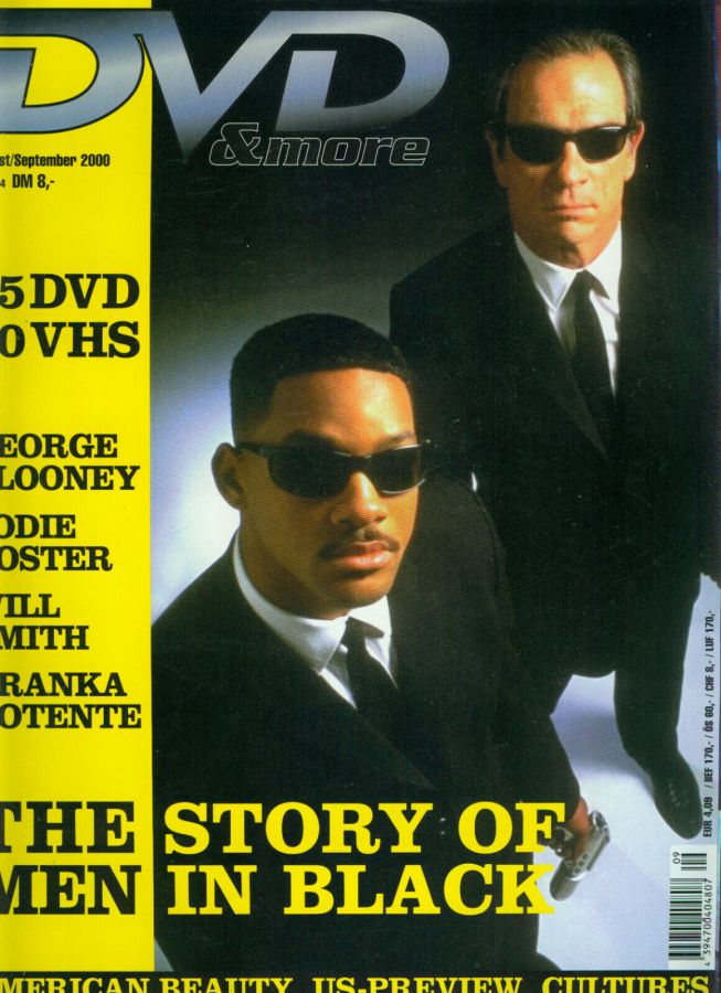 DVD AND MORE magazine side cover  August/September 2000