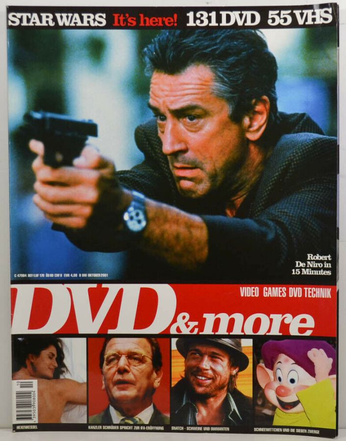 DVD AND MORE magazine side cover  October 2001