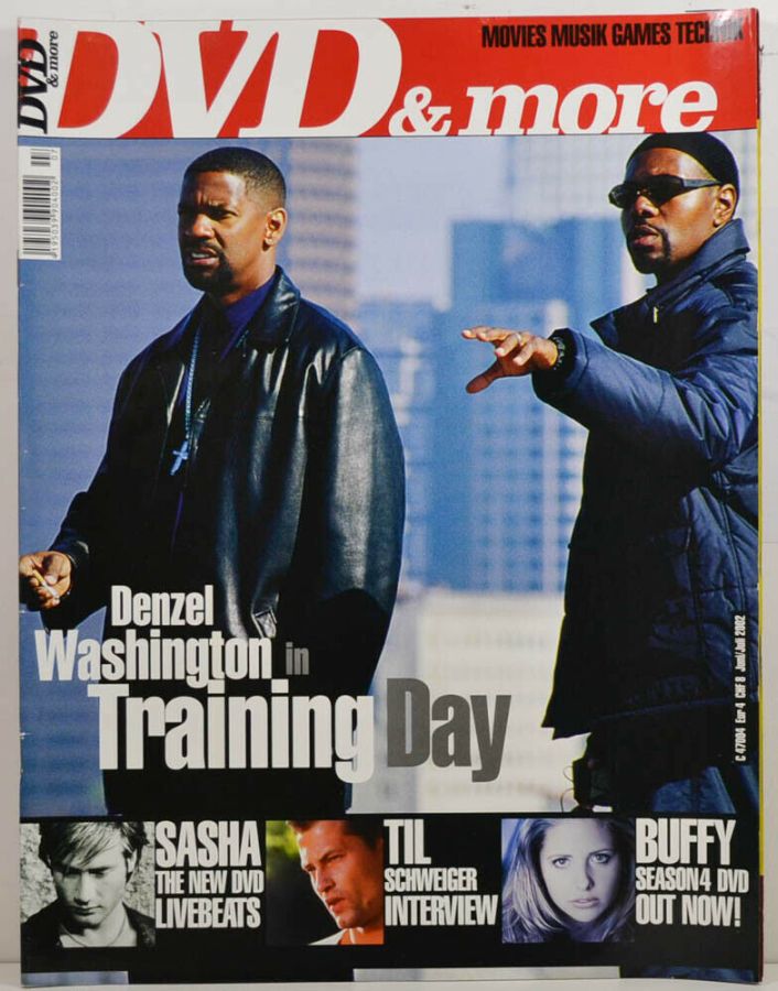 DVD AND MORE magazine side cover  June/July 2002