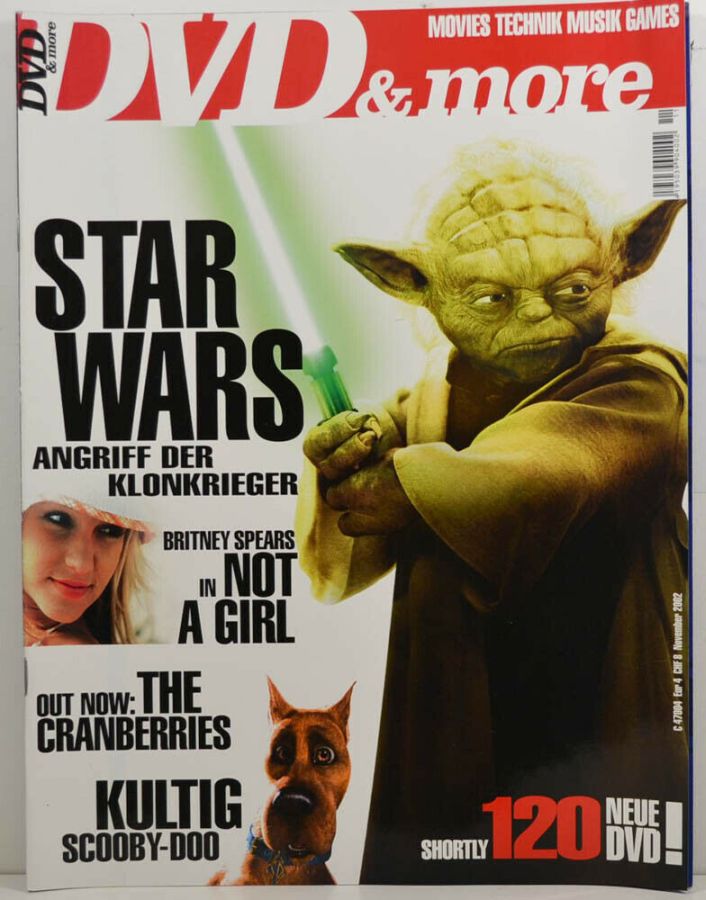 DVD AND MORE magazine cover  November 2002