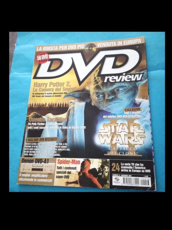 DVD REVIEW (It) magazine side cover Issue 13  November 2002