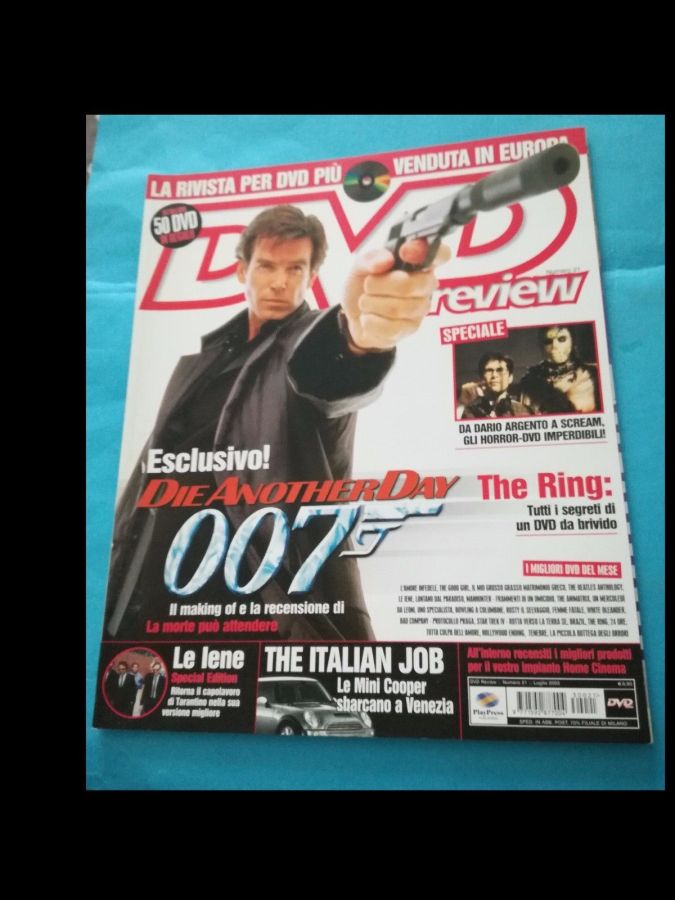 DVD REVIEW (It) magazine side cover Issue 21  July 2003