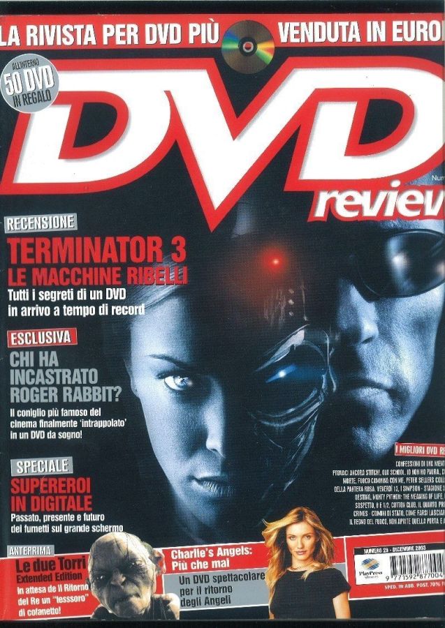 DVD REVIEW (It) magazine side cover Issue 26  December 2003