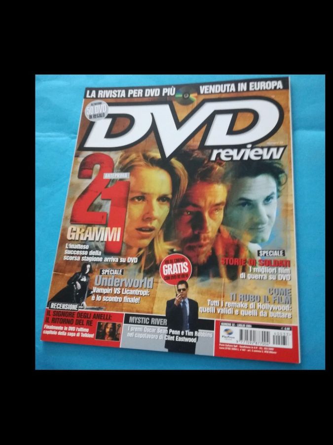 DVD REVIEW (It) magazine side cover Issue 33  July 2004