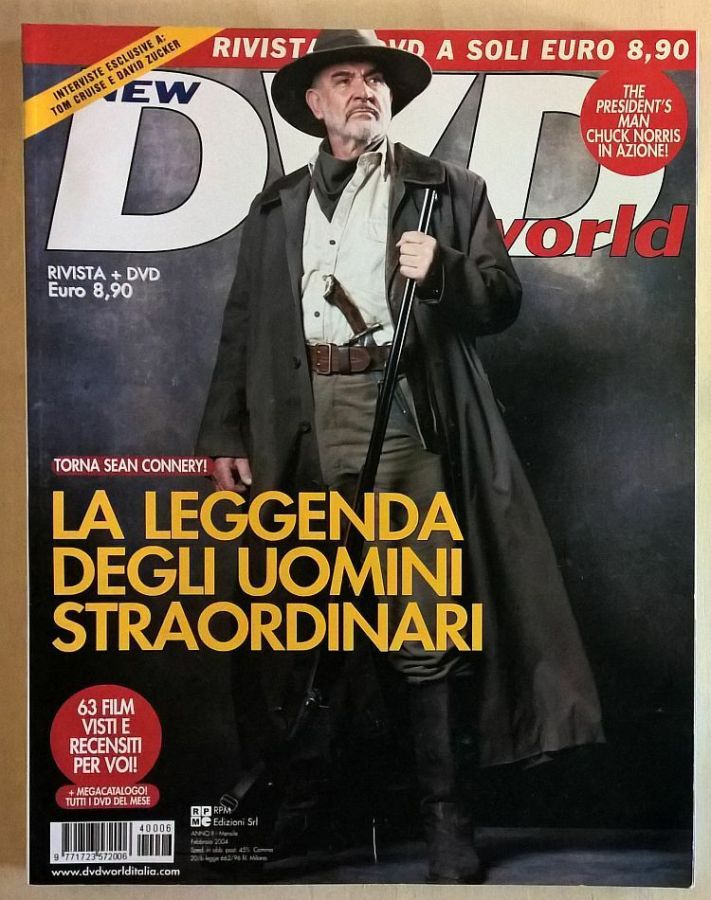 DVD WORLD (It) magazine side cover Issue 6  February 2004