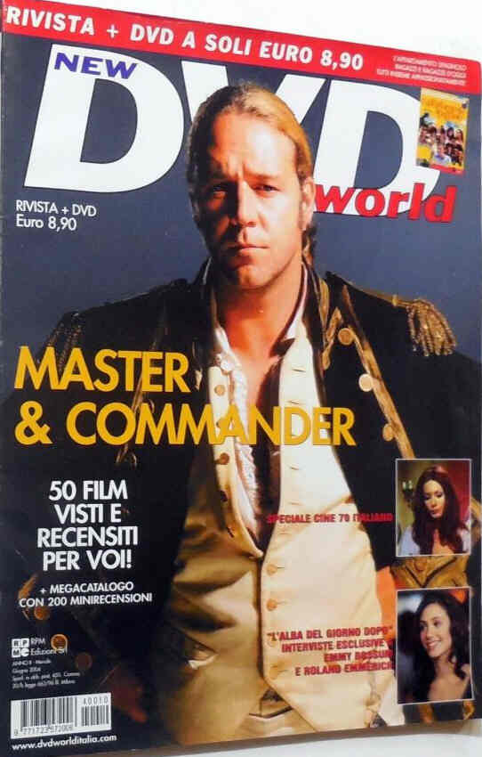 DVD WORLD (It) magazine side cover Issue 10  June 2004