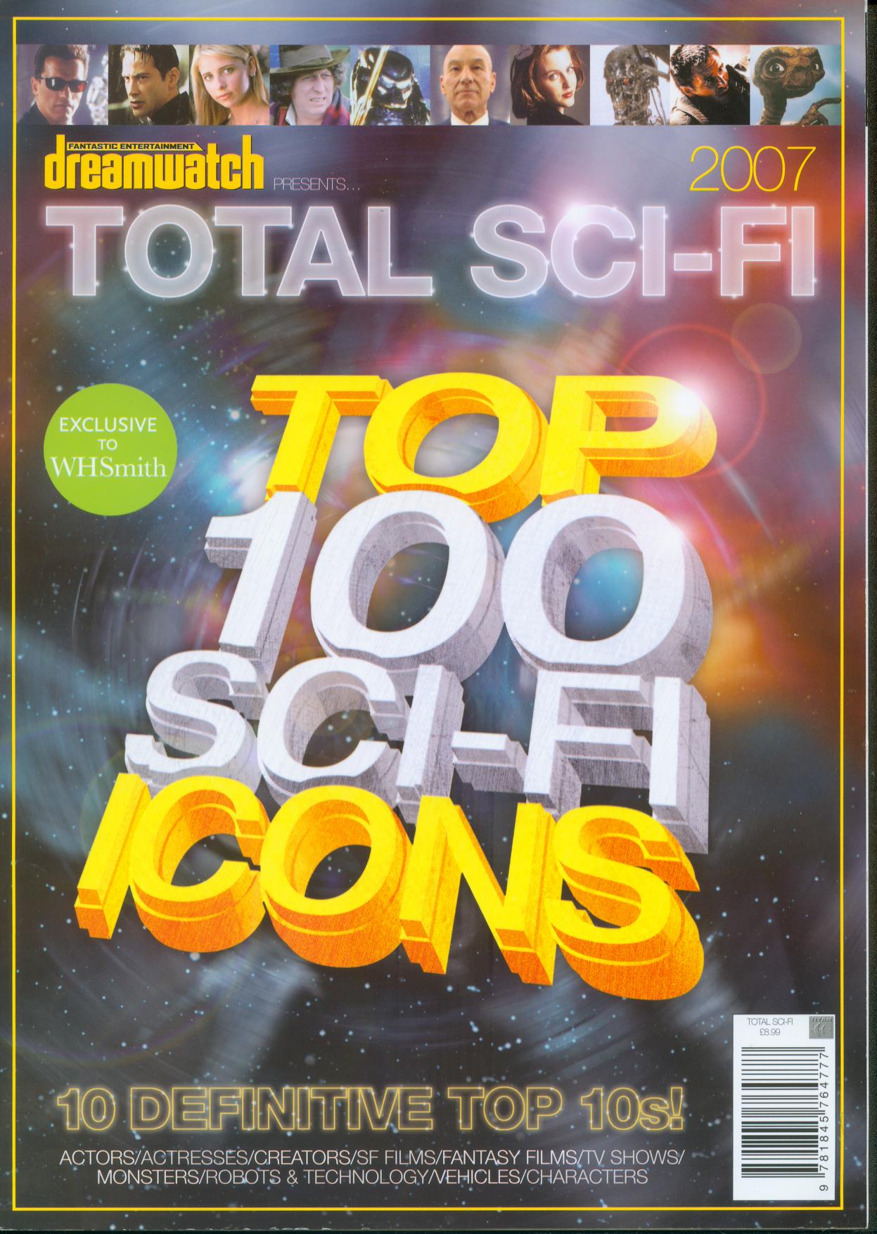 DREAMWATCH PRESENTS TOTAL SCI-FI magazine side cover   