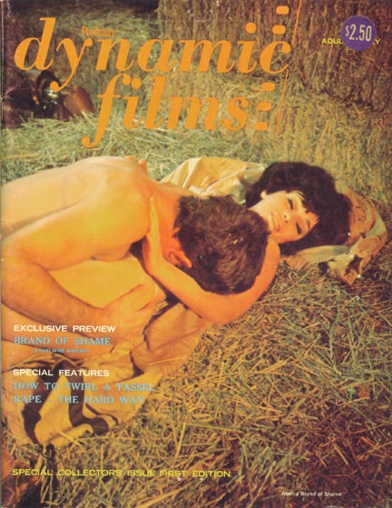 DYNAMIC FILMS magazine side cover  Vol 2 # 3  1968