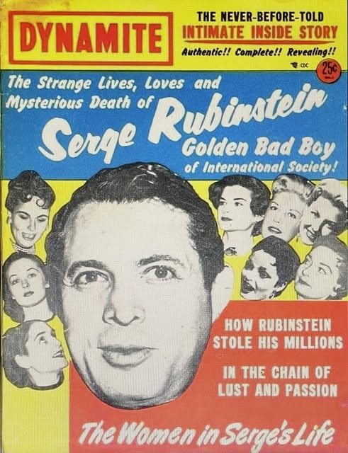 DYNAMITE (1950s) magazine side cover  June 1955