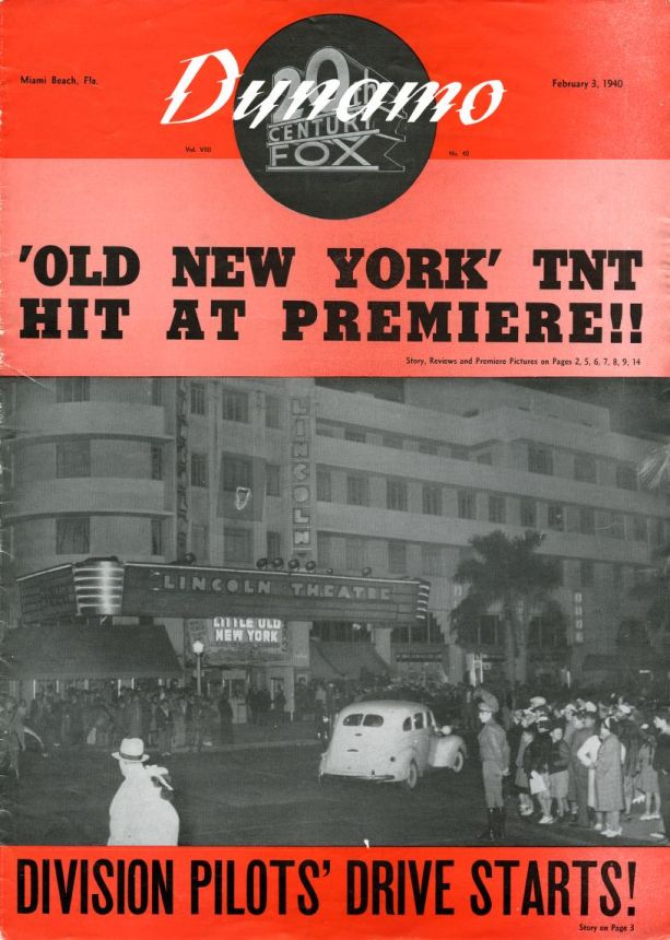 DYNAMO magazine side cover 3 February 1940