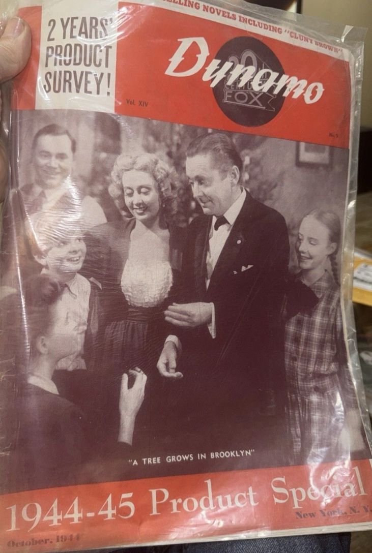 DYNAMO magazine side cover  October 1944
