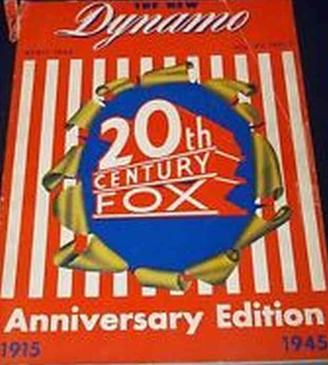 DYNAMO magazine side cover  April 1945