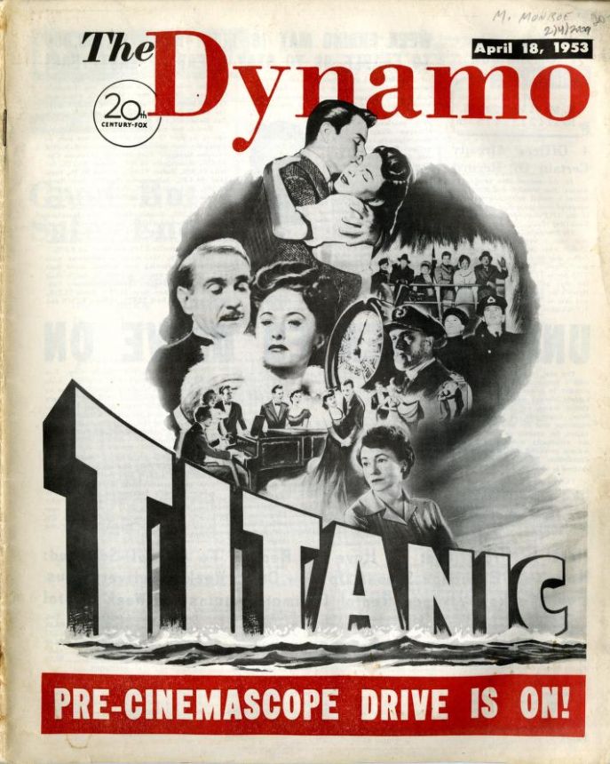DYNAMO magazine side cover 18 April 1953