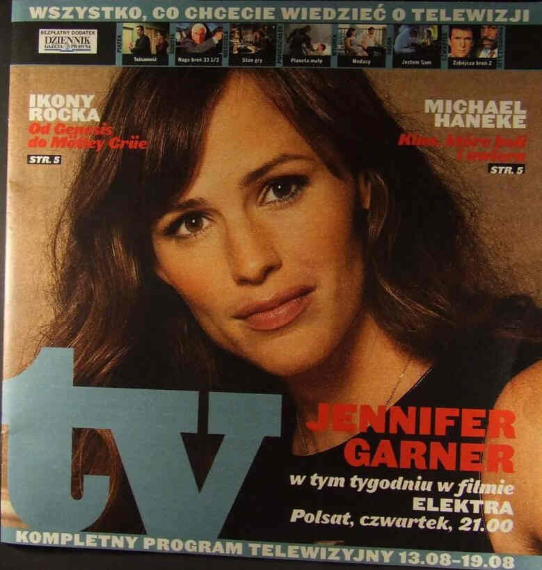 DZIENNIK TV magazine side cover 13 August 2010