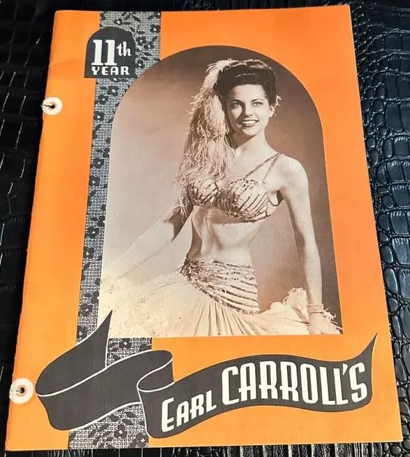 EARL CARROLLS HOLLYWOOD magazine side cover Issue 11  1948