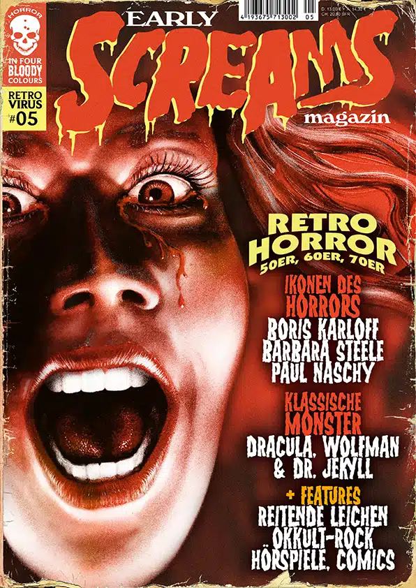 EARLY SCREAMS magazine side cover Issue 5   