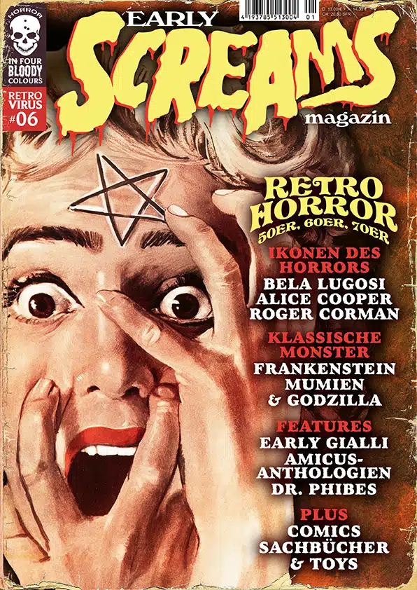 EARLY SCREAMS magazine side cover Issue 6   