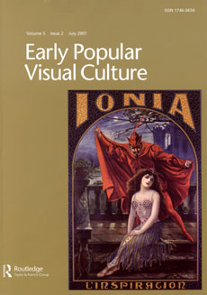 EARLY POPULAR VISUAL CULTURE magazine side cover  Vol 5 No 2 July 2007
