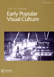 EARLY POPULAR VISUAL CULTURE magazine side cover  Vol 5 No 3 November 2007