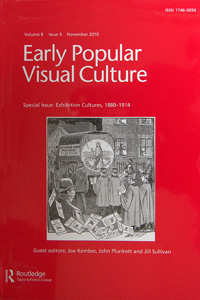 EARLY POPULAR VISUAL CULTURE magazine side cover  Vol 8 No 4 November 2010