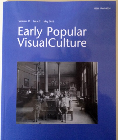 EARLY POPULAR VISUAL CULTURE magazine side cover  Vol 10 No 2 May 2012