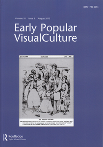 EARLY POPULAR VISUAL CULTURE magazine side cover  Vol 10 No 3 August 2012