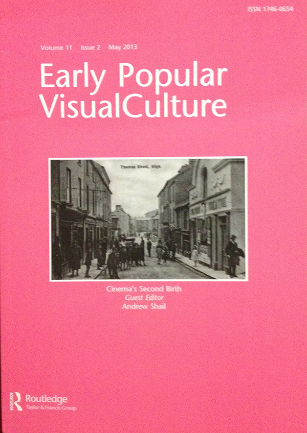 EARLY POPULAR VISUAL CULTURE magazine side cover  Vol 11 No 2 May 2013