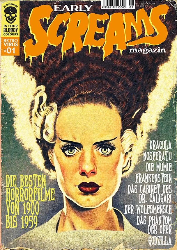 EARLY SCREAMS magazine side cover Issue 1   