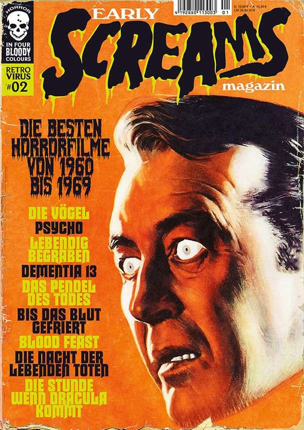 EARLY SCREAMS magazine side cover Issue 2   