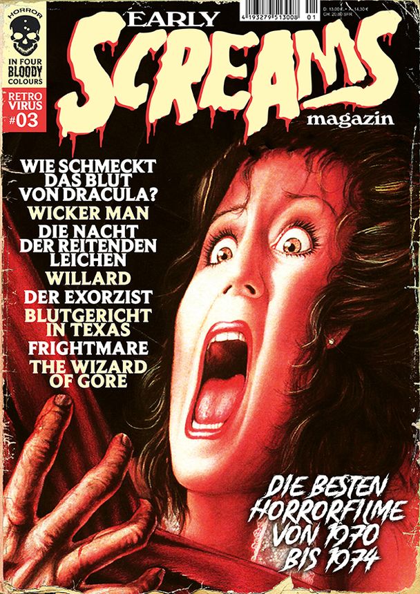 EARLY SCREAMS magazine side cover Issue 3   