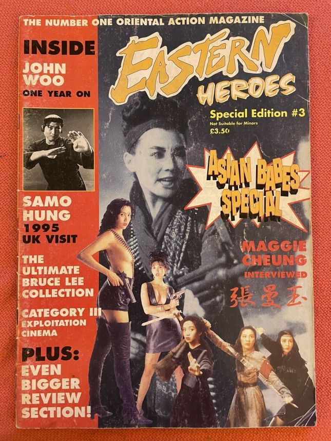 EASTERN HEROES magazine side cover Issue 3  