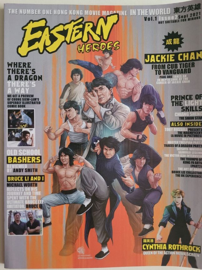 EASTERN HEROES magazine side cover Issue 2  September 2021