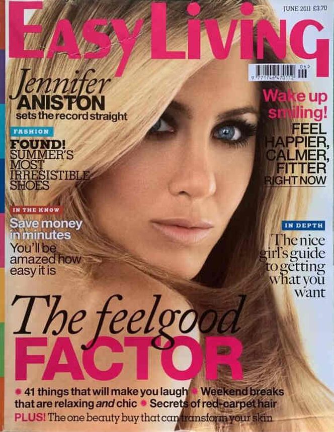 EASY LIVING magazine side cover  June 2011