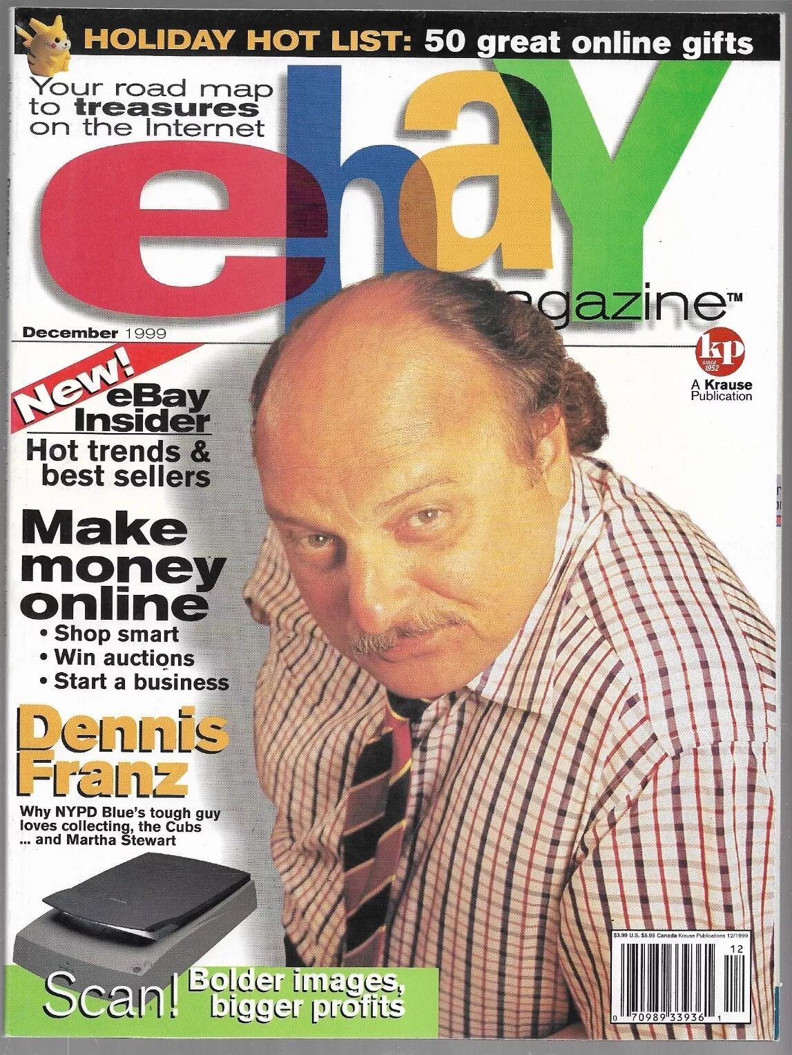 EBAY magazine side cover  Vol 1 No  2  December 1999