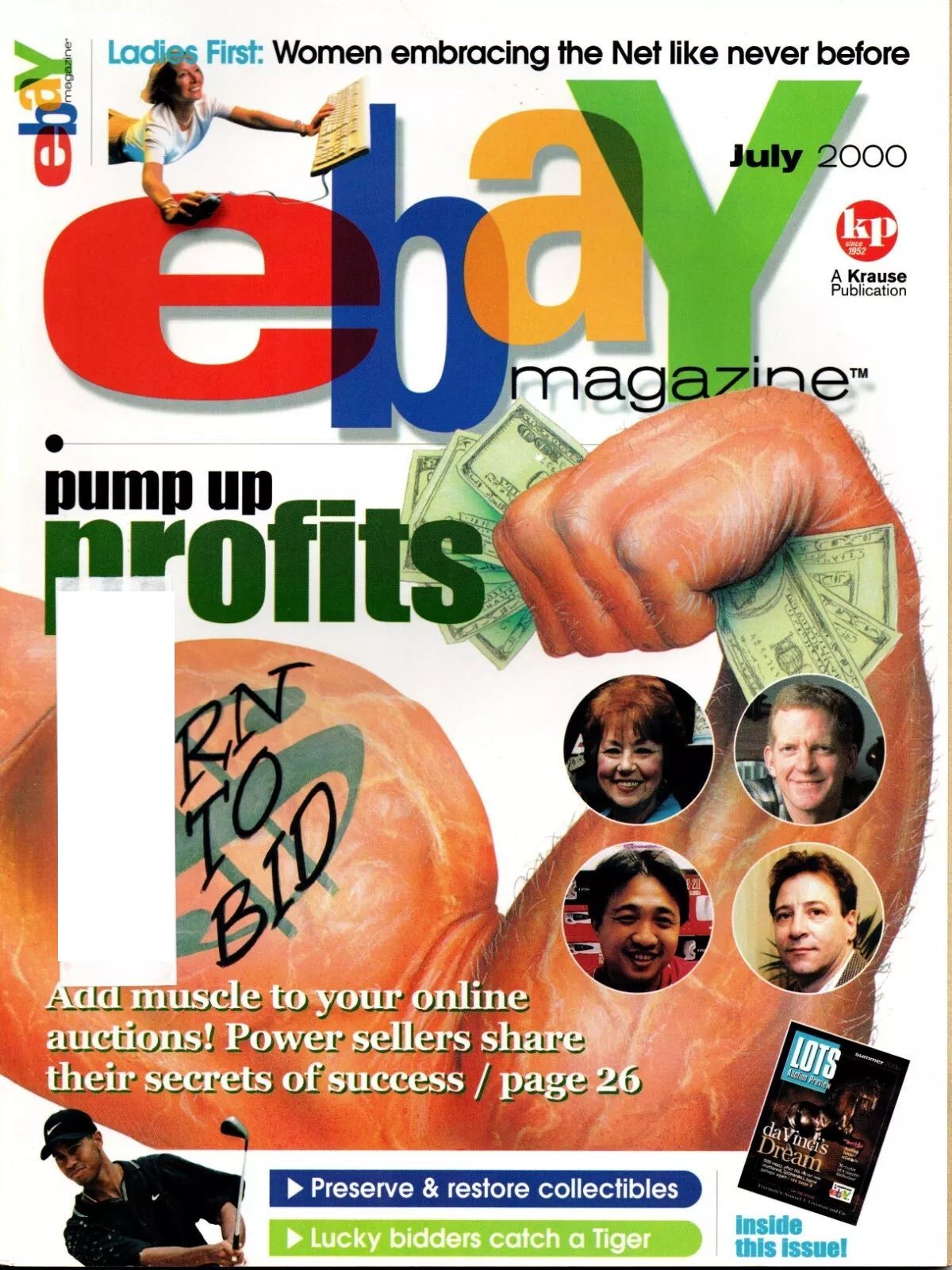 EBAY magazine side cover  July 2000