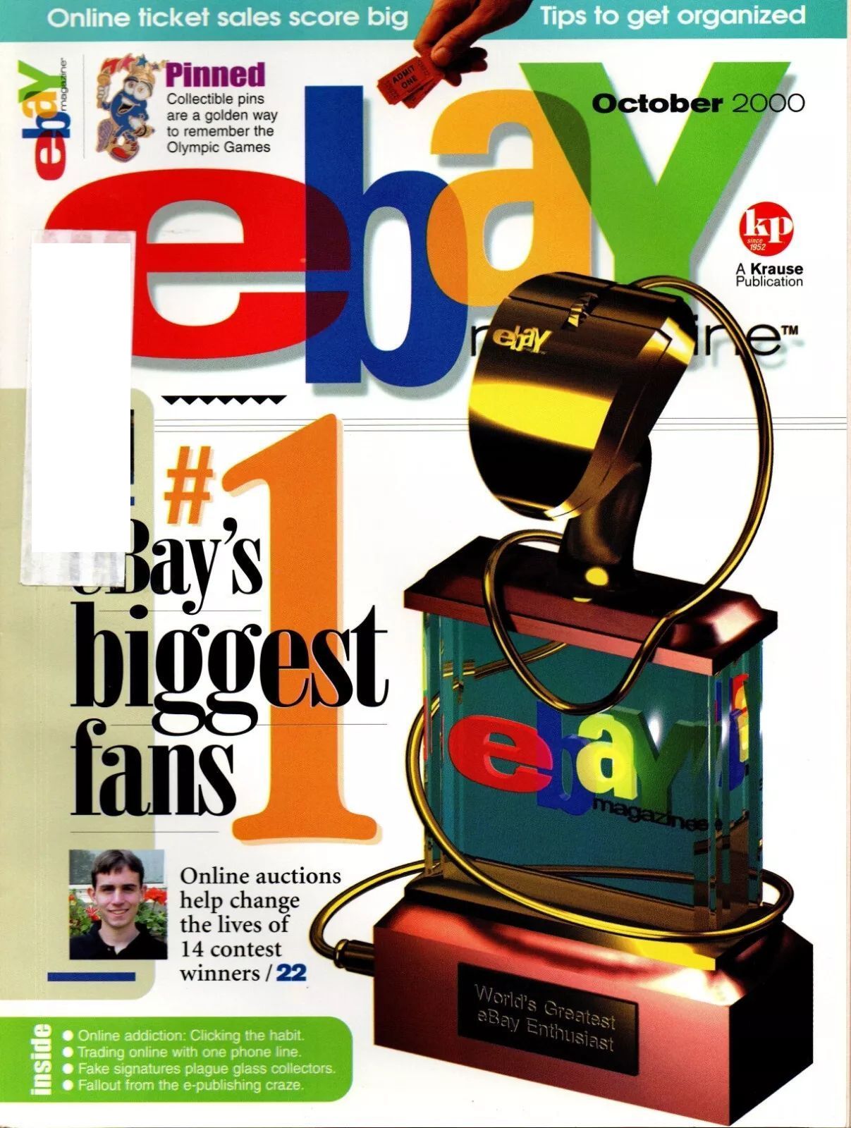 EBAY magazine side cover  October 2000