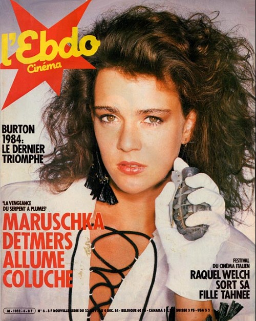 HEBDO CINEMA magazine side cover Issue 6 23 November 1984