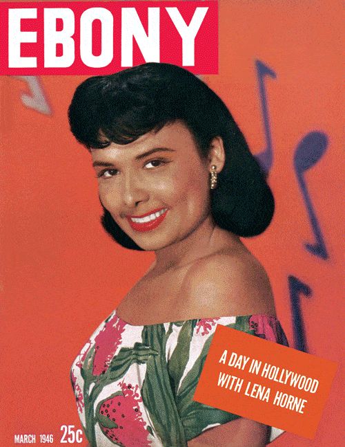EBONY magazine side cover  March 1946