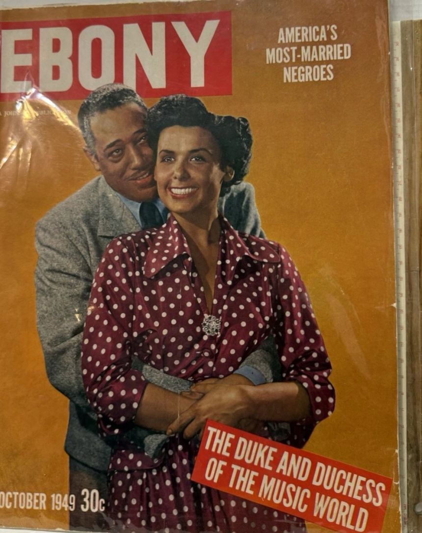 EBONY magazine side cover  October 1949