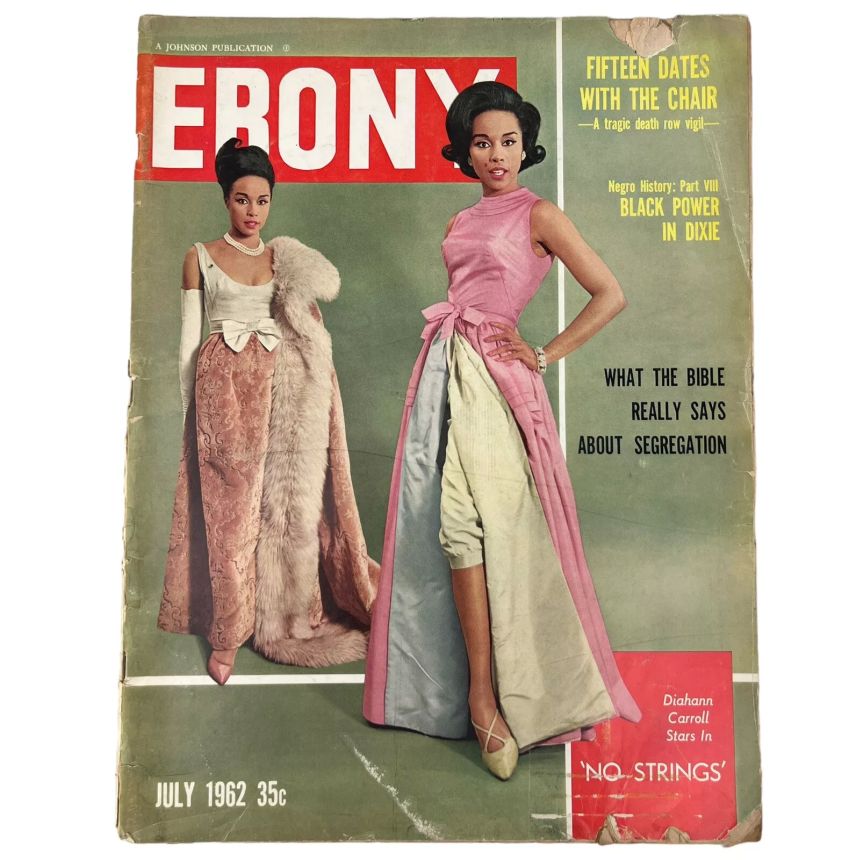 EBONY magazine side cover  July 1962
