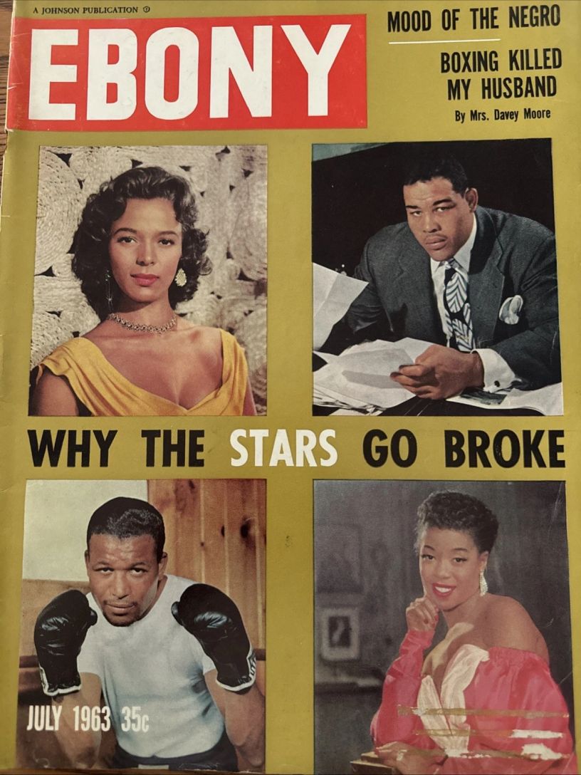EBONY magazine side cover  July 1963