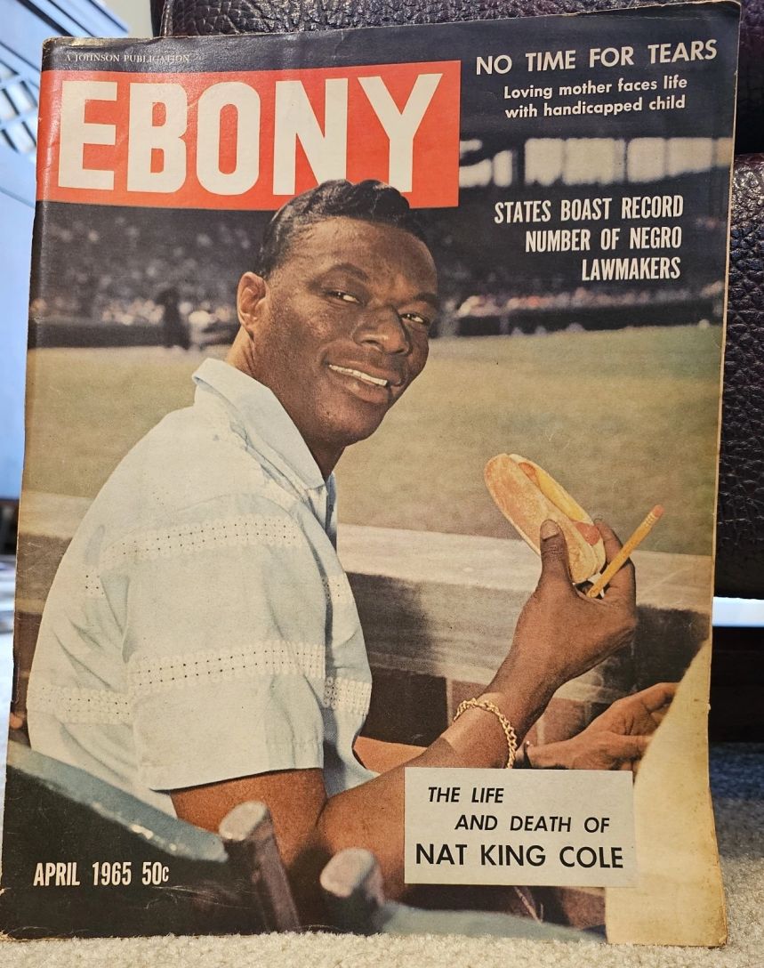 EBONY magazine side cover  April 1965